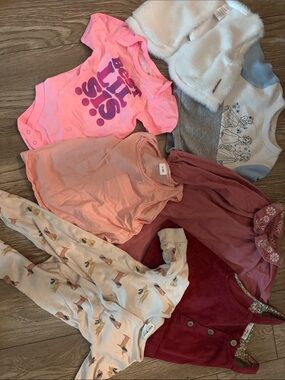 Assorted girls clothing 6M-9M